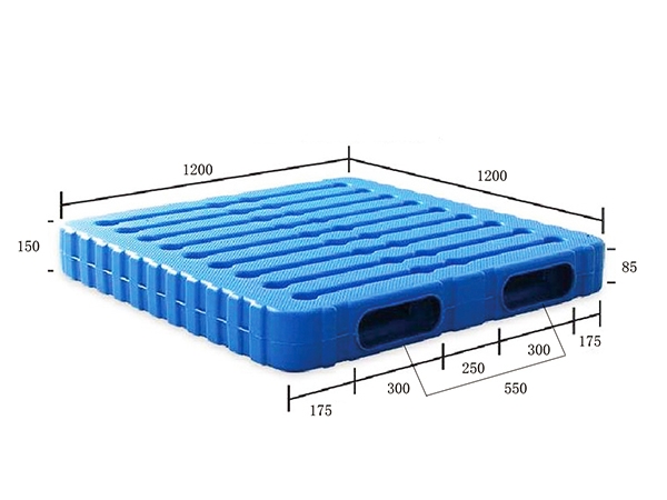 1212双面双向进叉吹塑托盘
